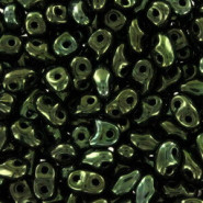 Abalorios Matubo MiniDuo 2.5x4mm Luster - metallic olivine